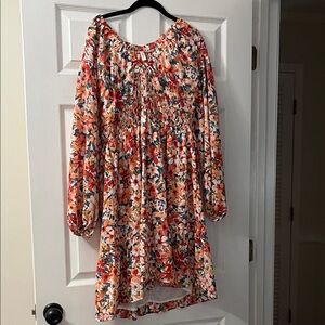 Floral Midi Dress - Multicolor
